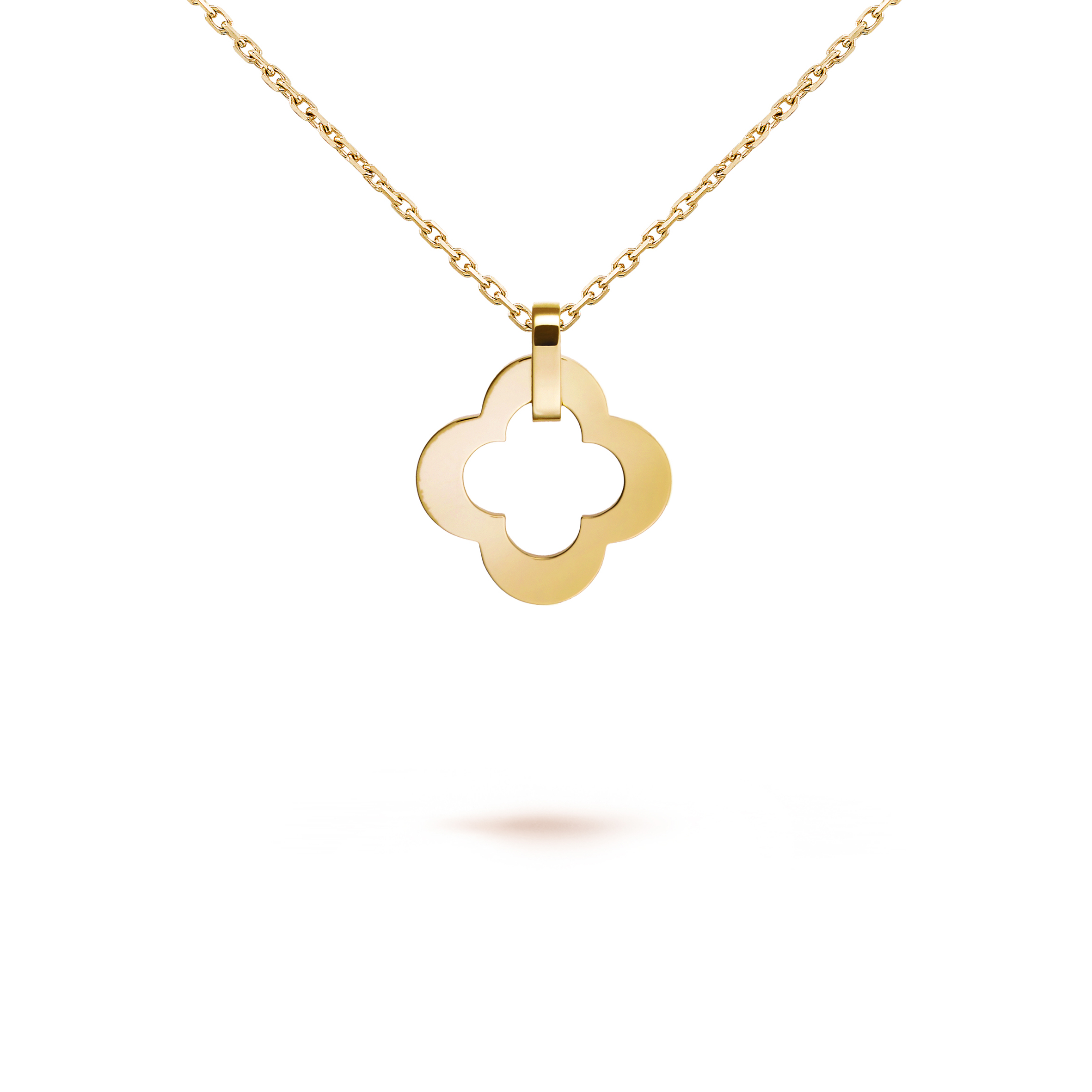 V*N CL*F  arpels byzantine alhambra pendant - yellow gold vcard38900